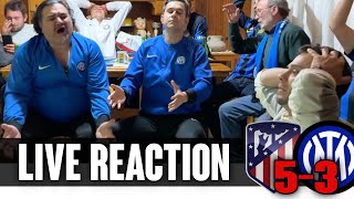 Serata amara a Casa Generale 😢 Live reaction Atletico Madrid-Inter 5-3 dcr