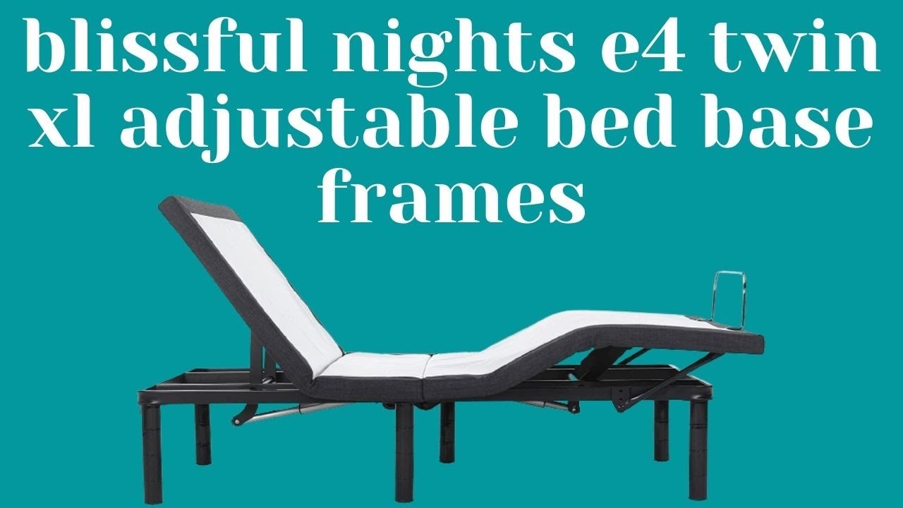 best blissful nights e4 adjustable bed base frames YouTube