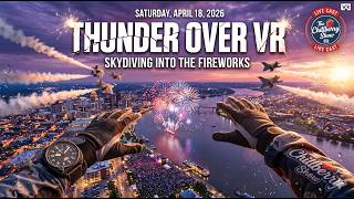 SKYDIVING INTO THUNDER! 🎆✈️ | Thunder Over Louisville Special | The Chillberry Show #skydivevr #pov