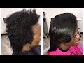 SILK PRESS ON NATURAL HAIR