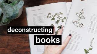 How to take apart a book for your journal