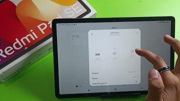 How To Set Alarm Redmi Pad Se Tablet | redmi tablet mein alarm set kaise karen