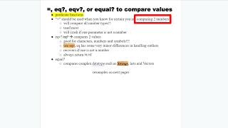 The Various Equals in Scheme Details
