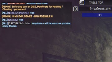BF4 Hacker Caught in Spectator and admin ban him on realtime