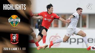 Gangwon FC vs Bucheon FC 1995 highlights (2-0) - K League 1