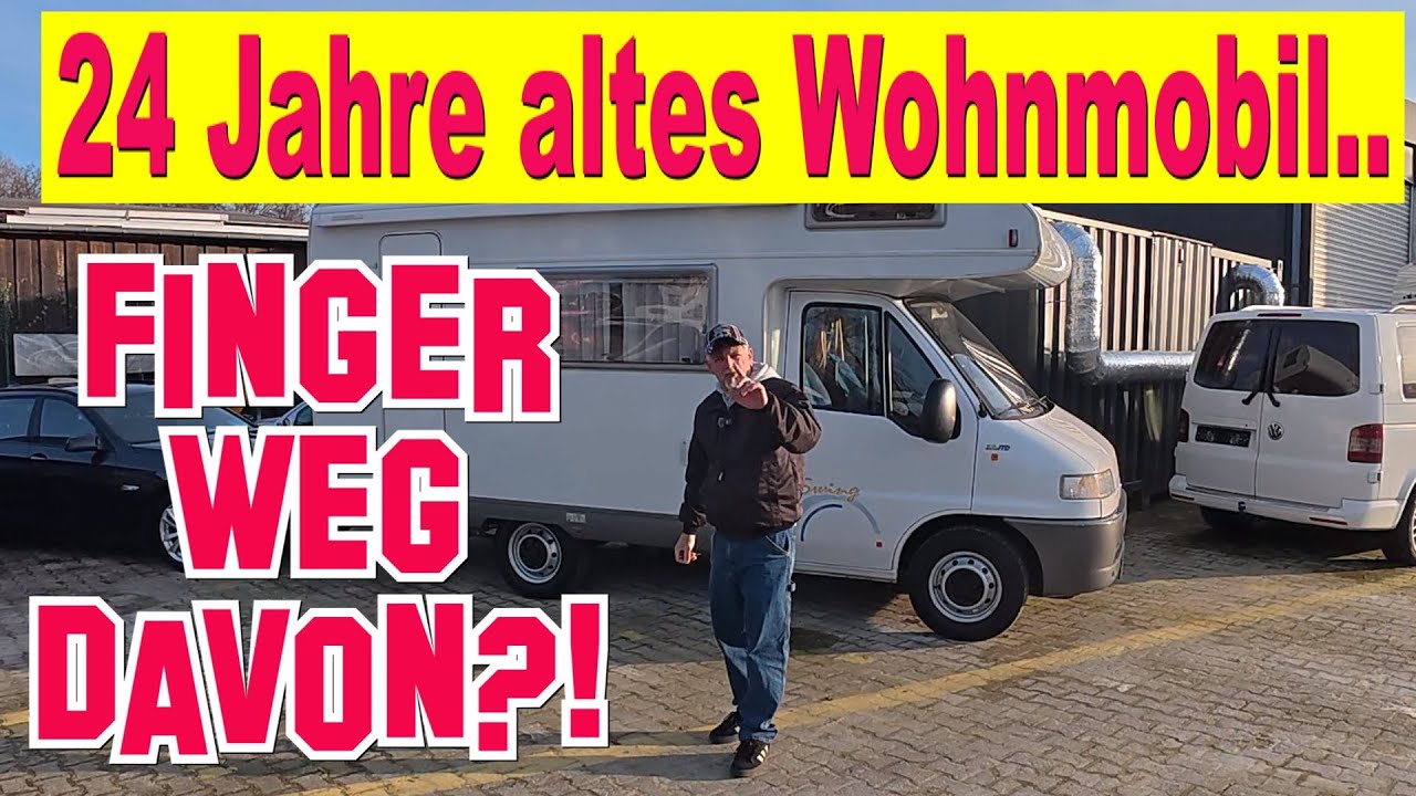Verwohnt👉 Nass👉 Stinkt vs. Kurzes Wohnmobil mit Potenzial eines Klassikers👌Hymer Swing 544 im Check👍