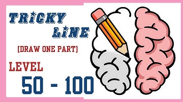 Tricky Line Draw The Part All Level 50-100 Walkthrough Solution | Tricky Line All Level