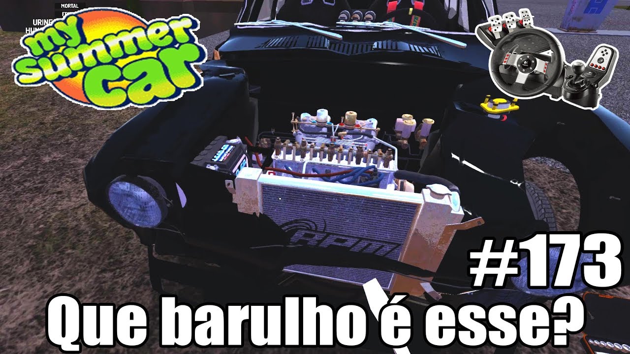 My Summer Car - ARRUMEI O MOTOR MAS APARECEU OUTRO PROBLEMA! #173 ‹ Getaway Driver ›
