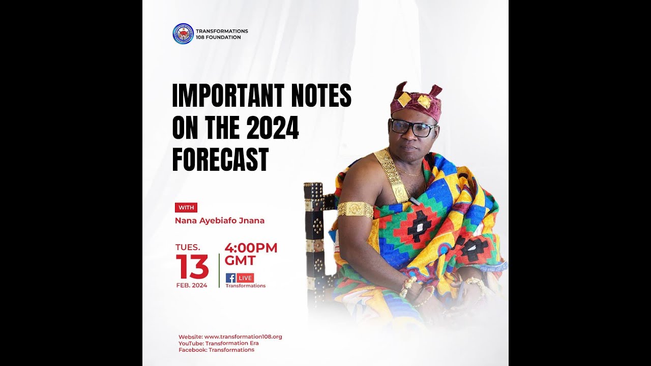 IMPORTANT NOTES ON THE 2024 FORECAST