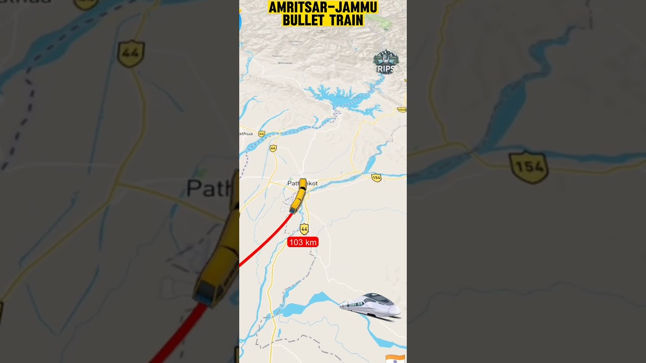 Amritsar To Jammu Bullet Train | 
