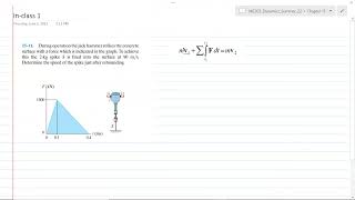 Famous #34 Topics 15.1 to 15.3 Impulse and Momentum, Problem solving exercise 1 Wealth