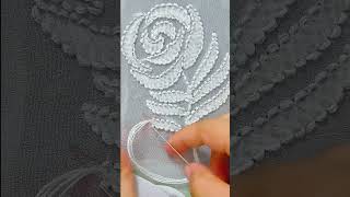 viral shadow stitch #embroidery #design #shorts #reels #trendingvideo