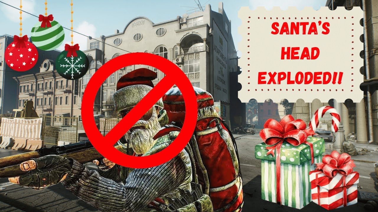 Santa's Head Exploded!! - Escape from Tarkov - YouTube