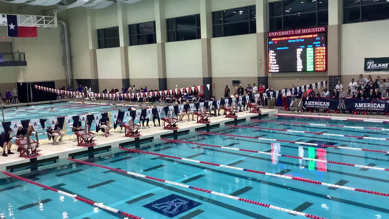 2020 Conference: Thursday Finals - 50 Free (1/2) 