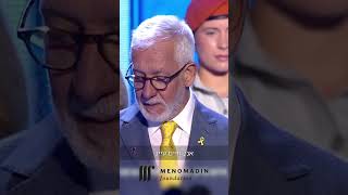 נשיא קרן מנומדין, חיים טייב, משיא משואה ביום העצמאות ה-77 למדינת ישראל