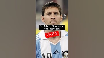 Bloopers from making the video "We asked AI: What if Messi was a hockey player" #messi #football #ai