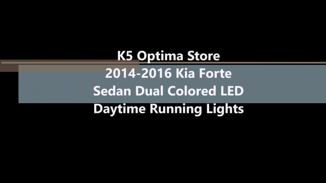 2021 Kia Forte Passenger Daytime Running Light / Lamp 92208
