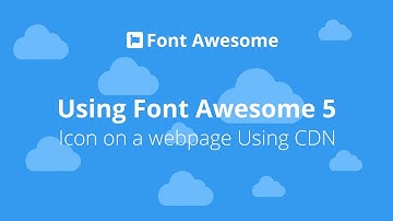 How To use Font Awesome Icons in HTML using CDN