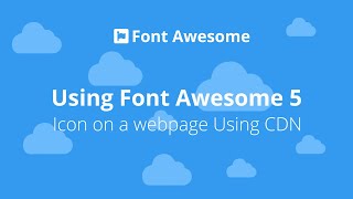 How To use Font Awesome Icons in HTML using CDN