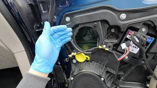 Chrysler Pacifica DOOR MIRROR removal how to 2017 2018 2019 2020 2021 replace lock 2022 2023 2024