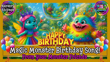 Magic Monster Birthday Song! | Celebrate Your Birthday Big | Magic Mini Monsters #magicminimonsters
