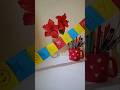 Colorful DIY surprise craft 💛💙❤️ #shorts #shortsfeed #shortsvideo #papercraft #diy #craft