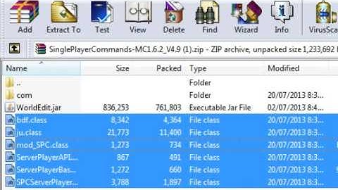 Minecraft 1.6.2 - How To Install Singleplayer Commands & WorldEdit (Easy Step by step tutorial)