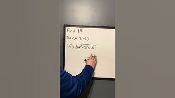 How To Find The Magnitude/Size Of A Vector