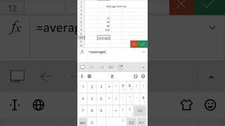 Average Formula in excel / excel formulas / basic computer skills #excel #interviewtips screenshot 4