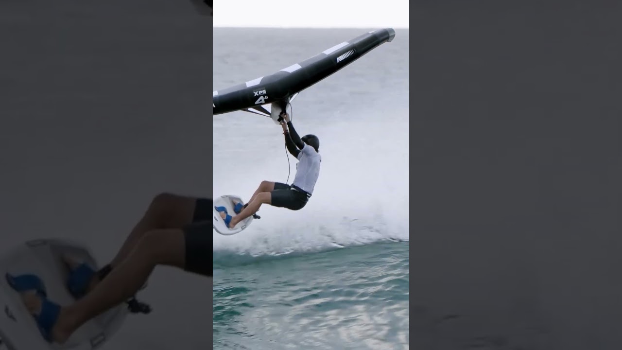 Cash is def ready for another dose of wave action before the year is over? #gwa #wingfoilworldtour