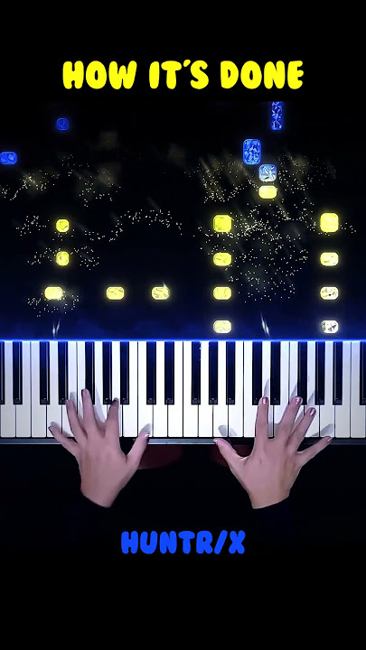 HUNTRIX - How It’s Done Piano Cover #HowItsDone #HUNTRIX #PianellaPianoShorts