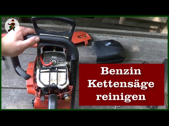 Benzin-Kettensäge reinigen 