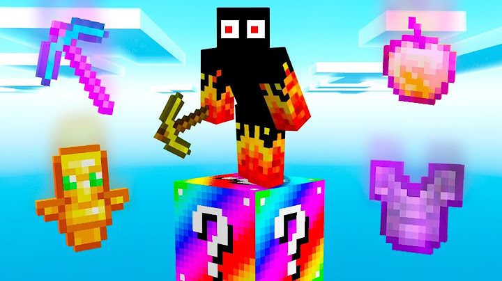 MINECRAFT SÓ TEM UM LUCKY BLOCK PARA EU SOBREVIVER