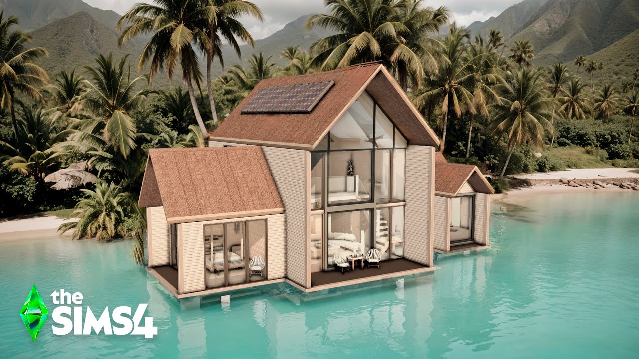 HONEYMOON CABIN - Relaxing Speed ​​Build - ASMR| The Sims 4 - no cc.