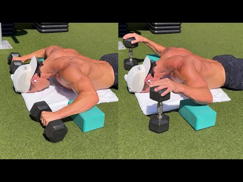 Prone Internal And External Rotation Prone End-Range Shoulder External & Internal Rotation - YouTube