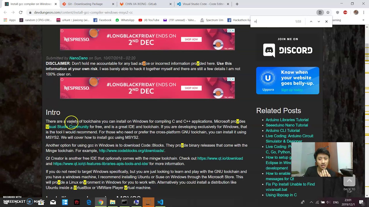 [English] [Git] 01 Environment Setup YouTube