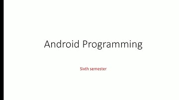 Android core building blocks