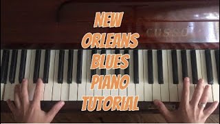 New Orleans Blues Piano Tutorial
