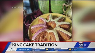 History of king cake traditions, Mardi Gras celebrations