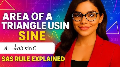 Area of a Triangle Using Sine Formula |  A = ½ ab sin(C)  | SAS Rule Explained | Limitless Math