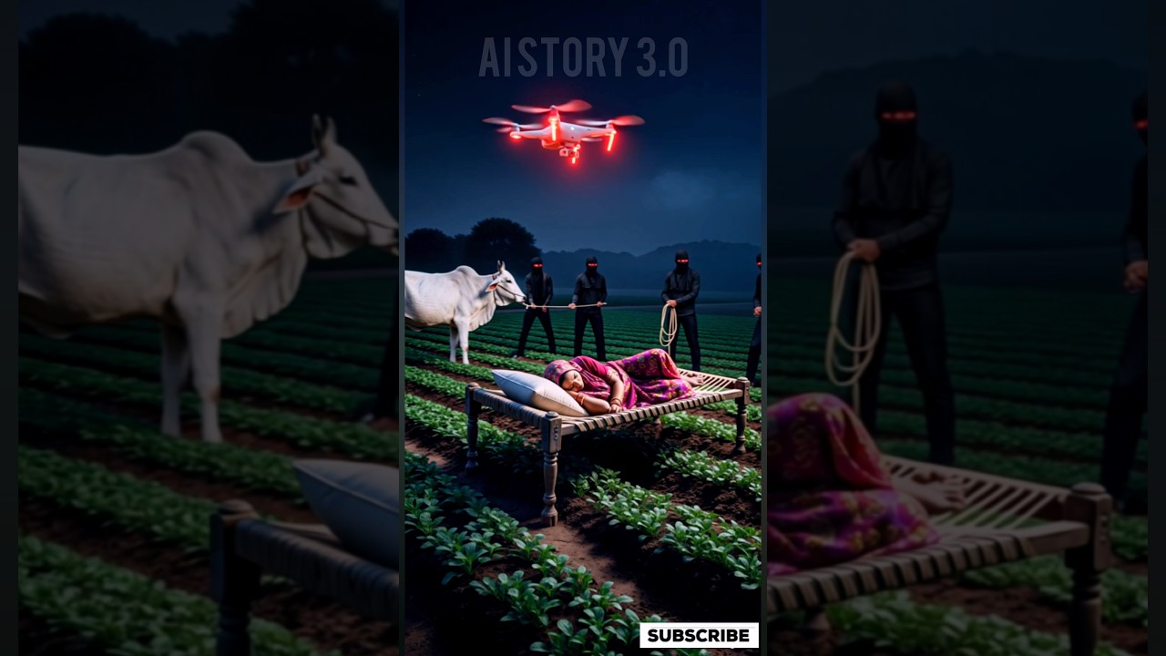 ड्रोन चोर ने महिला की गाय पकड़ी 