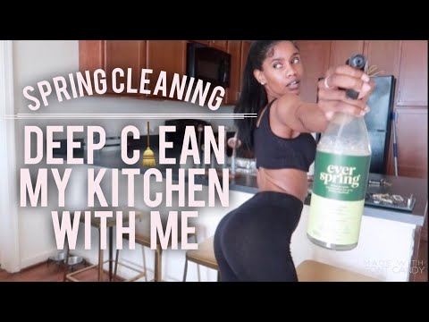 DEEP CLEANING MY KITCHEN | SPRING CLEANING