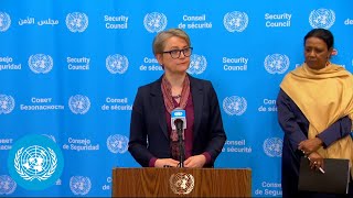 United Kingdom/SC President on Sudan - Security Council Media Stakeout | United Nations