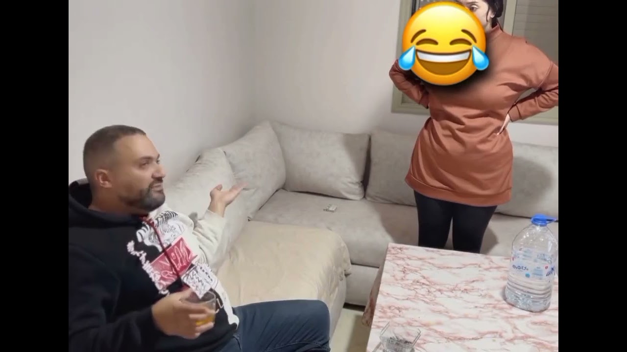 #مقلب #زوجتي دخلت سكران للدار 😂