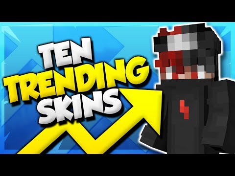 10 Trending Minecraft Skins! (Top Minecraft Skins)