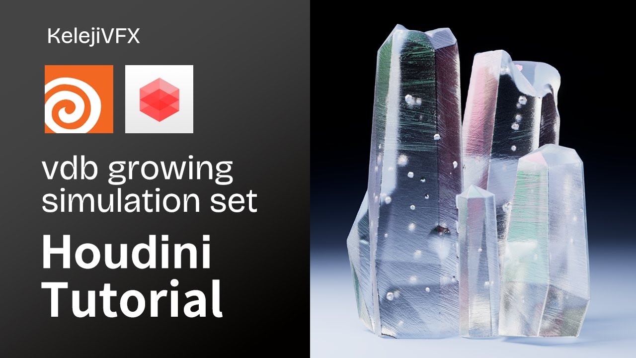 Tutorial in houdini VDB growing #houdini #blender #animation #cgi # ...
