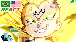 🇧🇷🇺🇸 Dragon Ball Z - SAGA ANDROID | Desabafo: Majin Vegeta - Sacrifício \\ ‪@AniRap 🎶