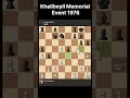 Kasparov’s Genius Move That Shocked Everyone! ♟️🔥#chess #chessgame #kasparov #magnuschess #shorts