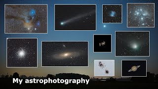 Pictures of galaxies, planets, comets, nebulae that I took through my telescopes and lenses in 2023
