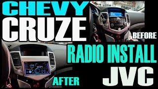 CHEVY CRUZE DOUBLE DIN RADIO INSTALL - JVC